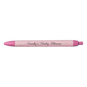 Personalised Pink Design  Black Ink Pen