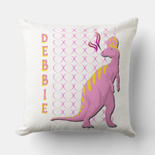 Personalised Pink Dragon Cushion
