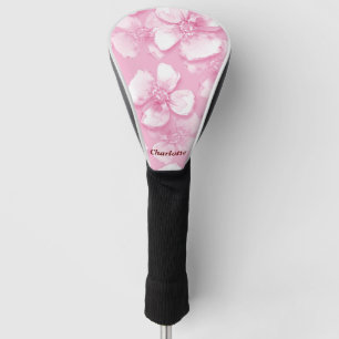 Personalised Pink Golf Head Cover