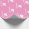 Personalised pink heart baby shower wrappingpaper