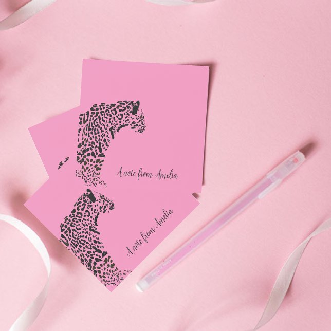 Personalised Pink Jaguar Notes (Creator Uploaded)