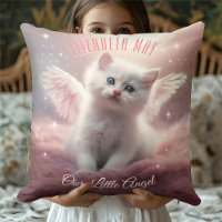 Personalised Pink Kitten with Angel Wings