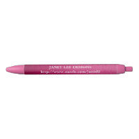 Personalised Pink Pen With Texture