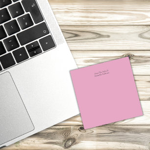 Personalised Pink Post-it- Notes