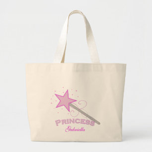 Personalised Pink Princess Wand Tote