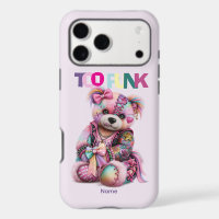 Personalised Pink Punk Teddy
