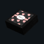 Personalised Pink Rose Jewellery Box<br><div class="desc">Personalise this decorative box by changing the name. Use this elegant pink rose box as a jewellery box,  gift box,  decor,  keepsake box,  etc... .The design is from original art.</div>
