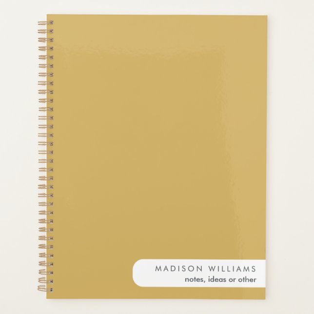 Personalised Pink Spiral Notebook – “custome” Note Planner (Front)