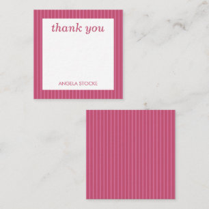 Personalised Pink Stripe Card