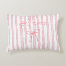 Personalised Pink Stripes Coquette Custom Text
