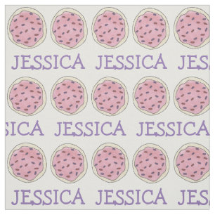 Personalised Pink Sugar Cookie w/ Sprinkles Fabric