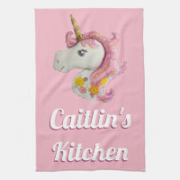 Personalised Pink Unicorn Balloon Girly