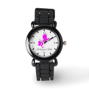 Personalised Pink Unicorn Watch