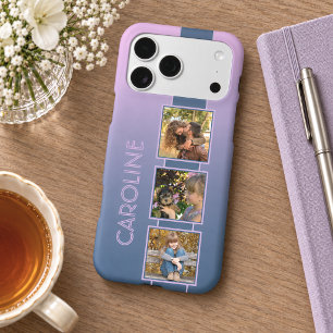 Personalised Pink Violet Purple Blue Photo