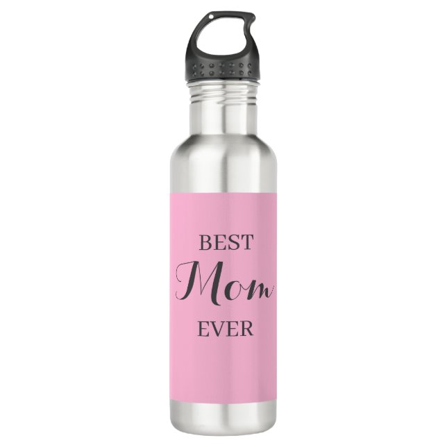 Personalised Pink Water Bottle-Custom Name or Text 710 Ml Water Bottle (Front)