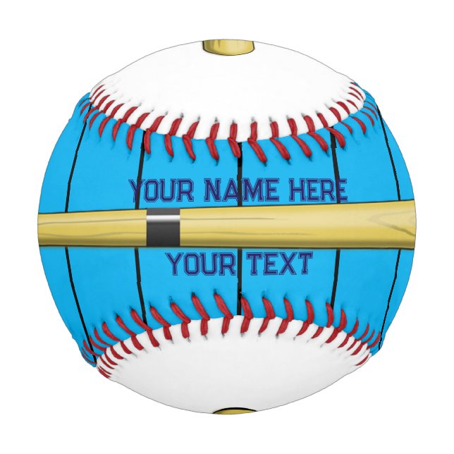 Personalised Pinstripe Baseball (Front)