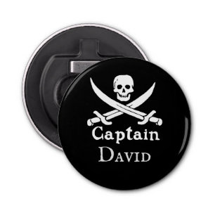 Personalised Pirate Captain Bottle Opener