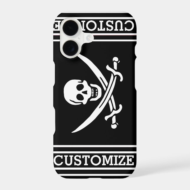 Personalised Pirate Flag (Back)