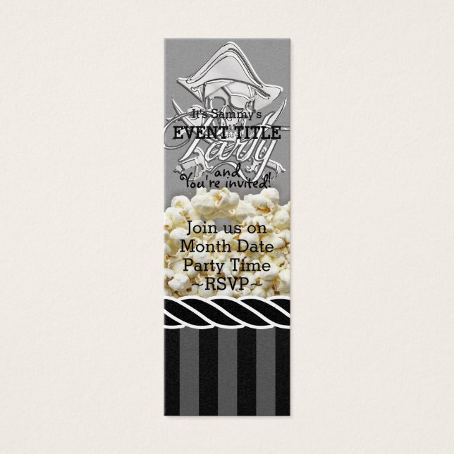 Personalised Pirate Party (Front)