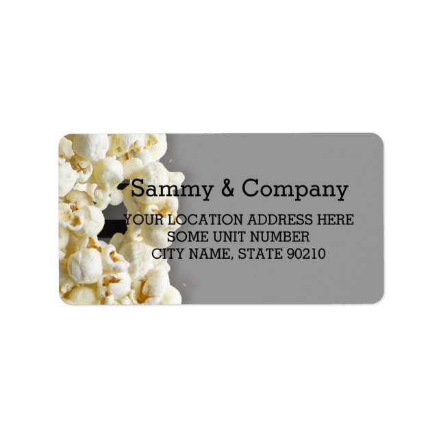 Personalised Pirate Party Label (Front)