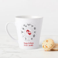 Personalised Pisces Zodiac Birthday Gift