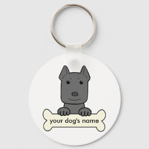 Personalised Pitbull Key Ring