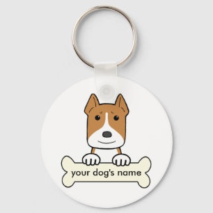 Personalised Pitbull Key Ring