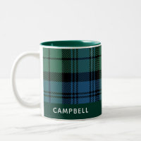 Personalised Plaid Clan Campbell Rustic Tartan
