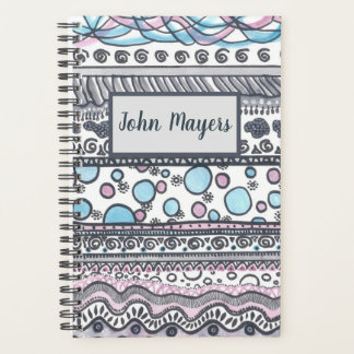Personalised Planner Custom Name Blue Planner
