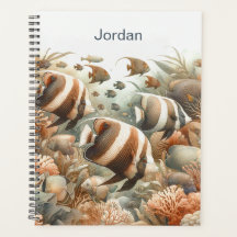 Personalised Planner, Tropical Fish
