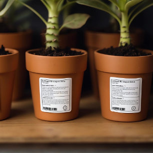 Personalised Plant Care Customisable Plant Label