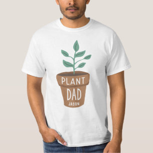 Personalised Plant Dad Gardening T-Shirt