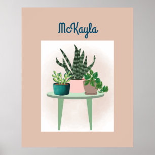 Personalised Plant Lover Wall Art