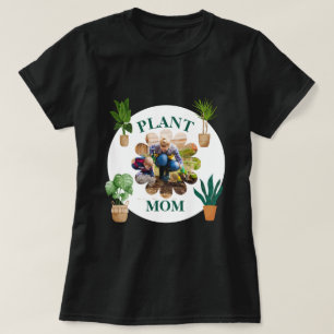Personalised Plant Mum Photo Gardening T-Shirt