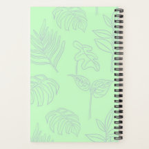 Personalised Plant Spiral Notebook