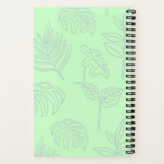 Personalised Plant Spiral Notebook