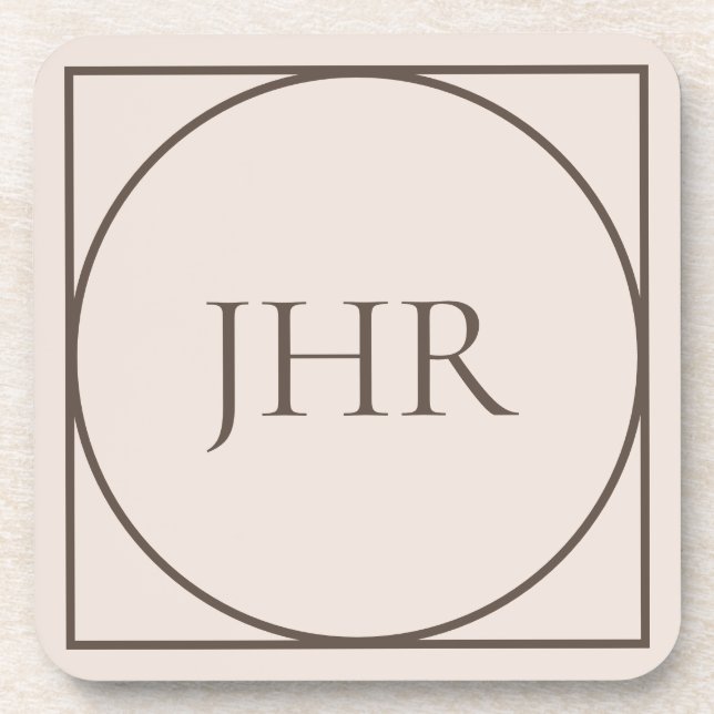 Personalised plastic coasters (Front)