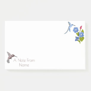 Personalised Playdoh Hummingbird Post Its  Post-it Notes