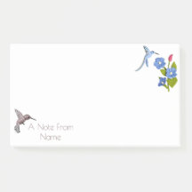 Personalised Playdoh Hummingbird Post Its  Post-it