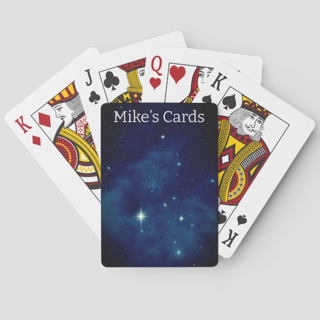 Personalised playing cards, cards (Back)