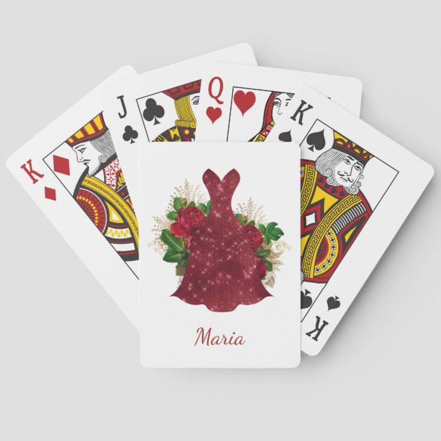 Personalised Playing Cards for Bridesmaids (Back)