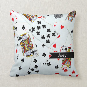 Personalised Playing Cards Game Cushions