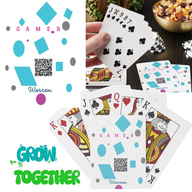 Personalised Playing Cards, Groovy Create Your Own Playing Cards (Creator Uploaded)