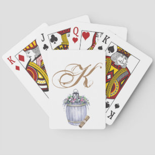 Personalised Playing Cards Summer Country Wedding