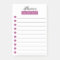 Personalised Plum To Do List Post-it Notes