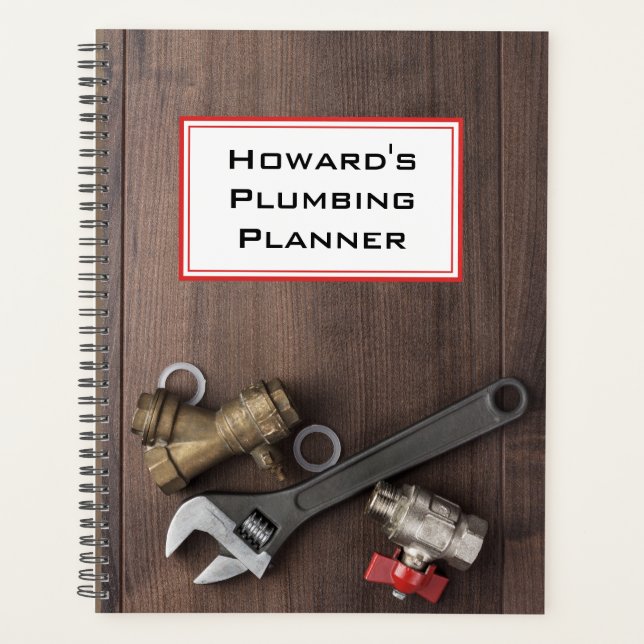 Personalised Plumbing Planner (Front)