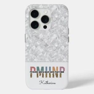 Personalised PMHNP Psychiatric Mental Health Nurse iPhone 15 Pro Case