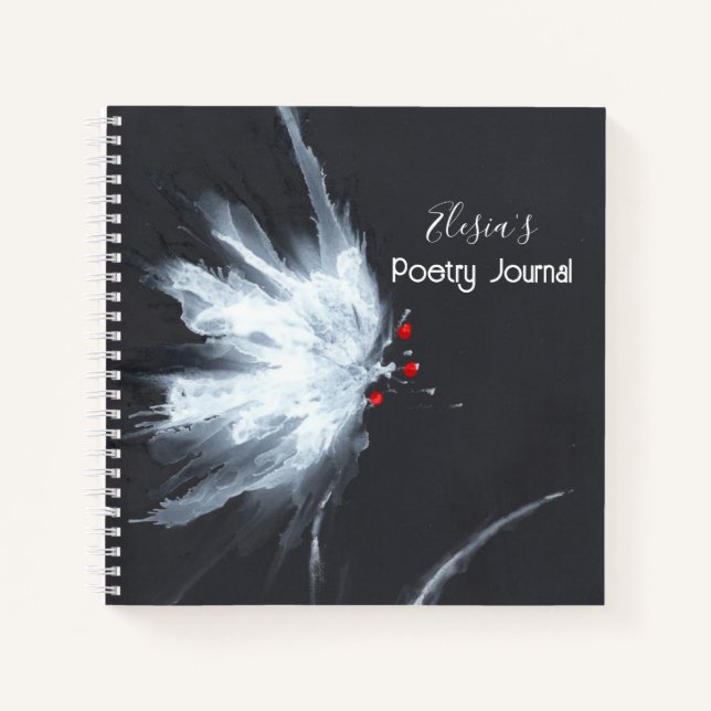 Personalised Poetry Botanical Journal (Front)