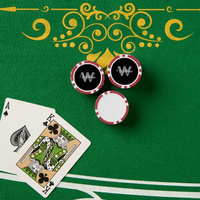 Personalised  poker chips (Poker Table (Stack))