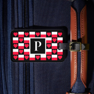 Personalised Poland Flag Polish Custom Letter Luggage Tag